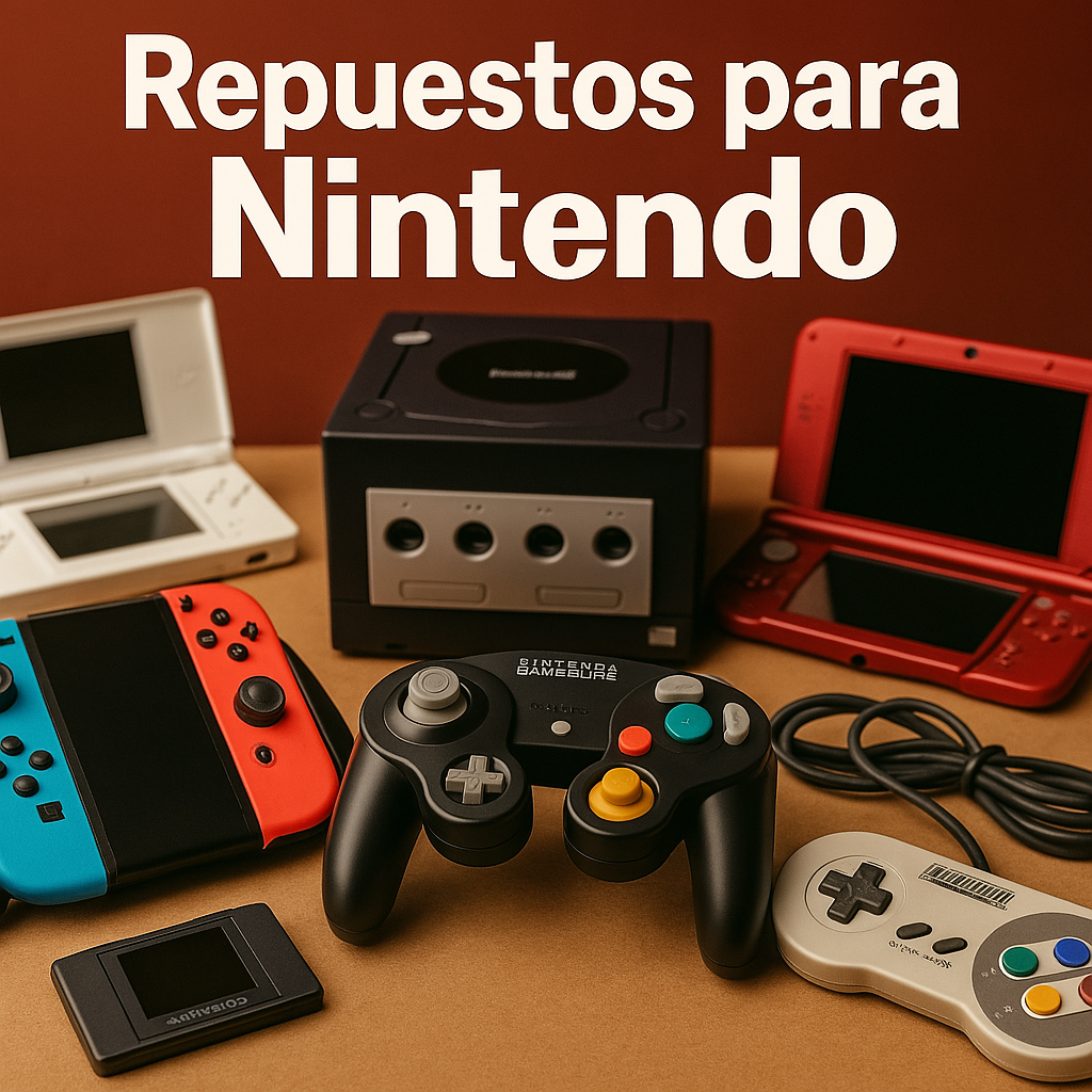 Repuestos para Nintendo – Switch, 3DS, DS, Wii, GameCube y más