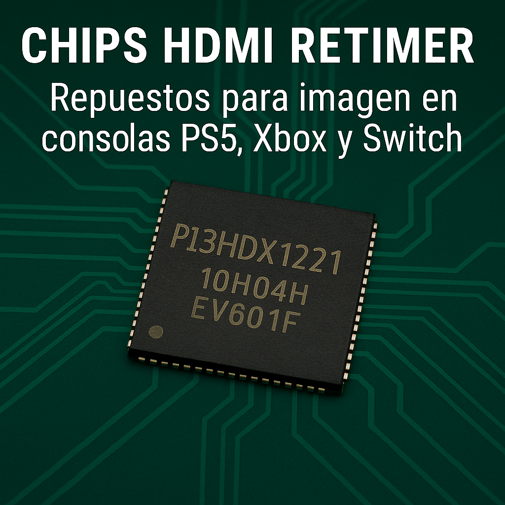 Chips HDMI Retimer – Repuestos para video en consolas PS5, Xbox y más