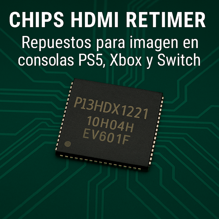 Chips HDMI Retimer – Repuestos para video en consolas PS5, Xbox y más
