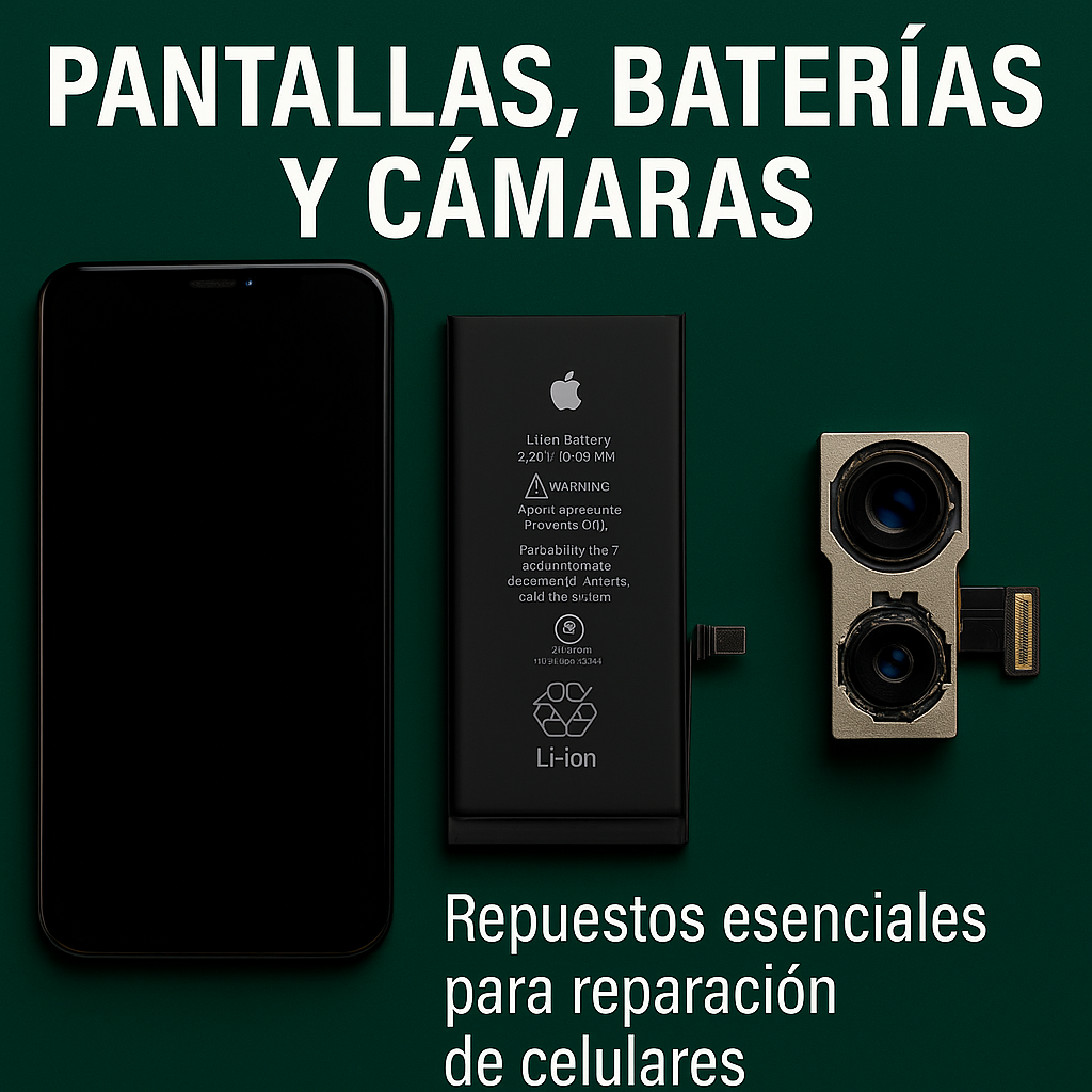 Pantallas, baterías y cámaras – Restauración total para celulares y tablets