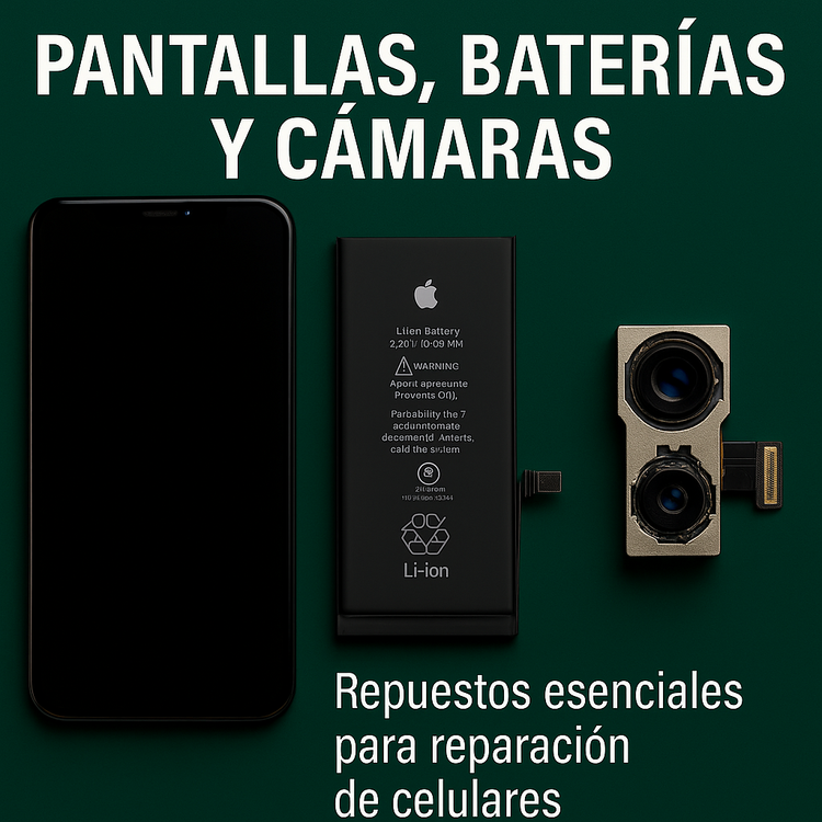 Pantallas, baterías y cámaras – Restauración total para celulares y tablets