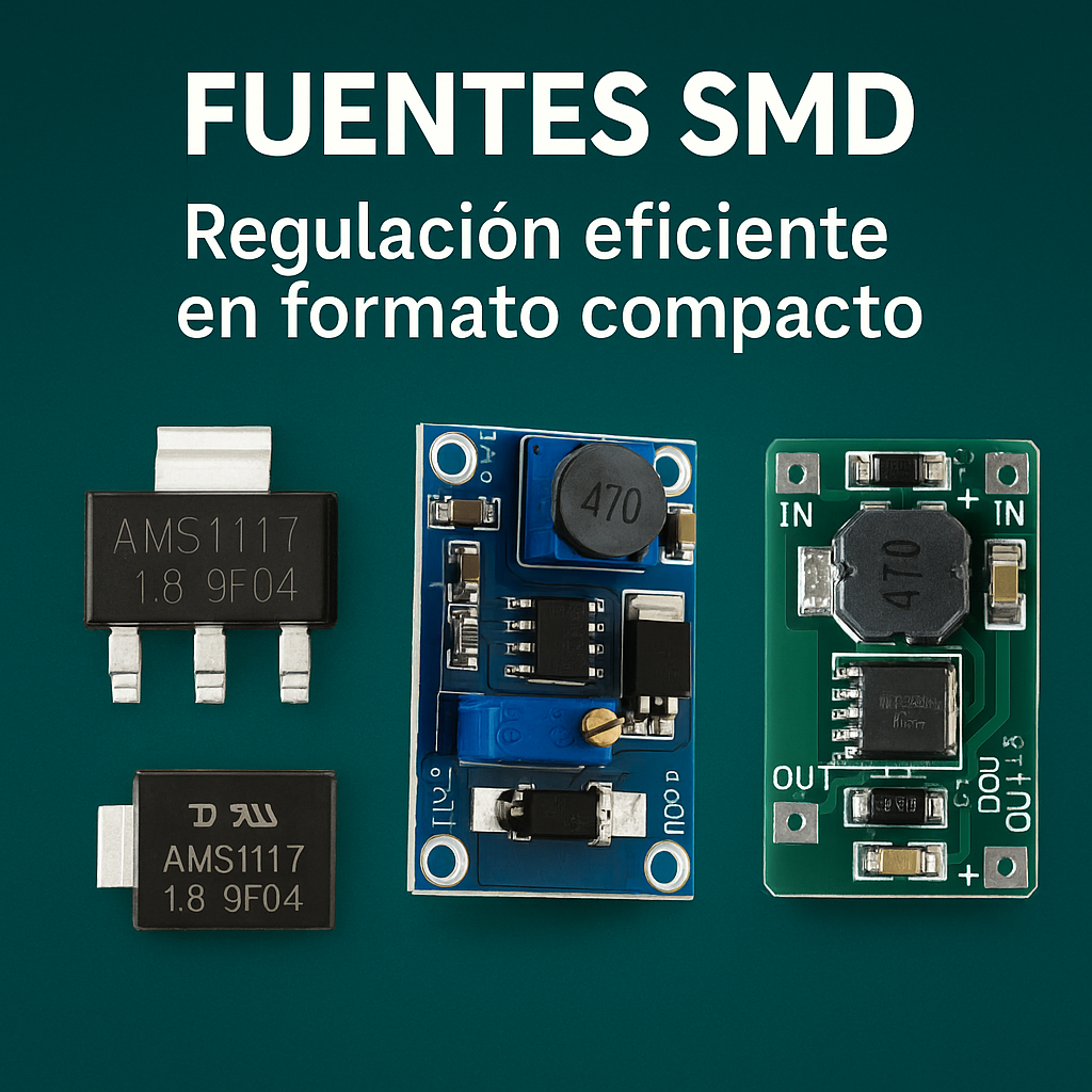 Fuentes de Alimentación SMD – Regulación eficiente en formato compacto