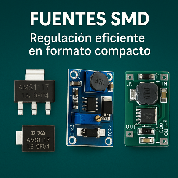 Fuentes de Alimentación SMD – Regulación eficiente en formato compacto