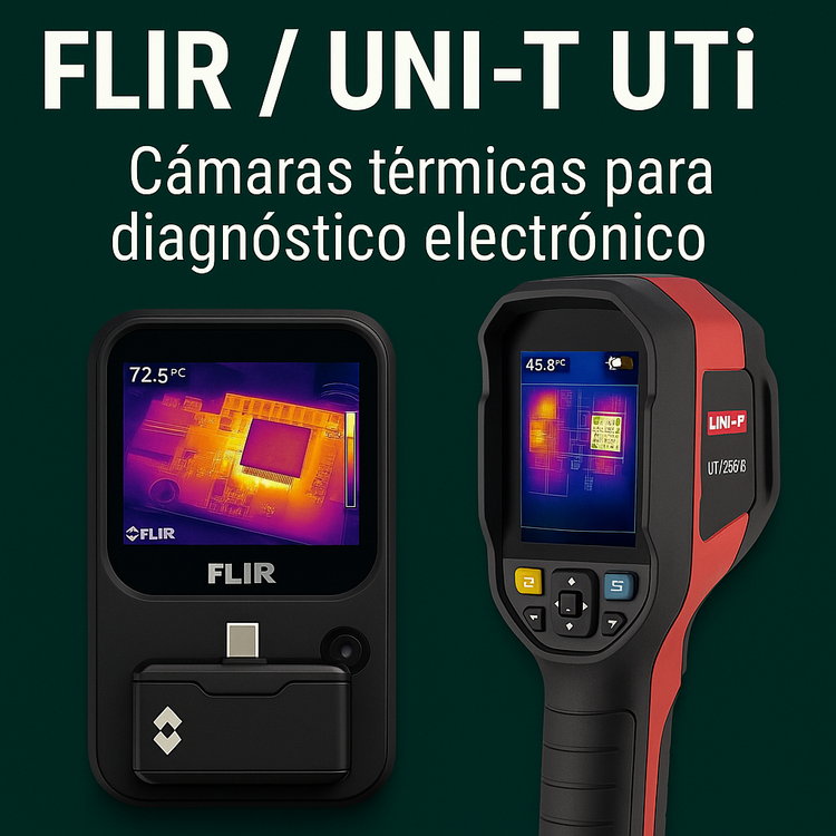Cámaras térmicas FLIR y UNI-T UTi – Diagnóstico técnico con precisión infrarroja