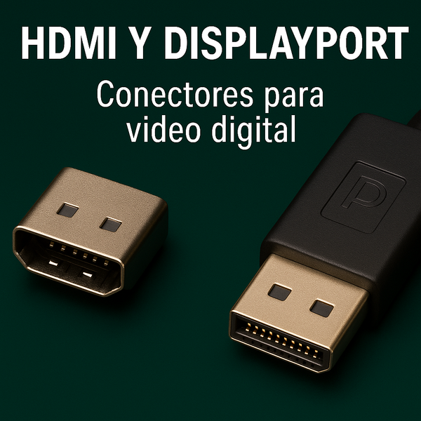 HDMI y DisplayPort – Conectores de video para reparación y desarrollo
