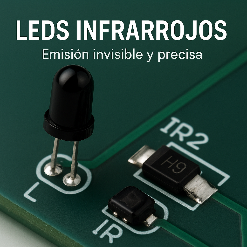 LEDs Infrarrojos – Emisión invisible para control y sensores