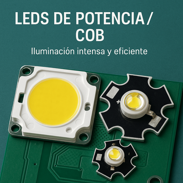 LEDs de Potencia / COB – Iluminación eficiente y alta intensidad