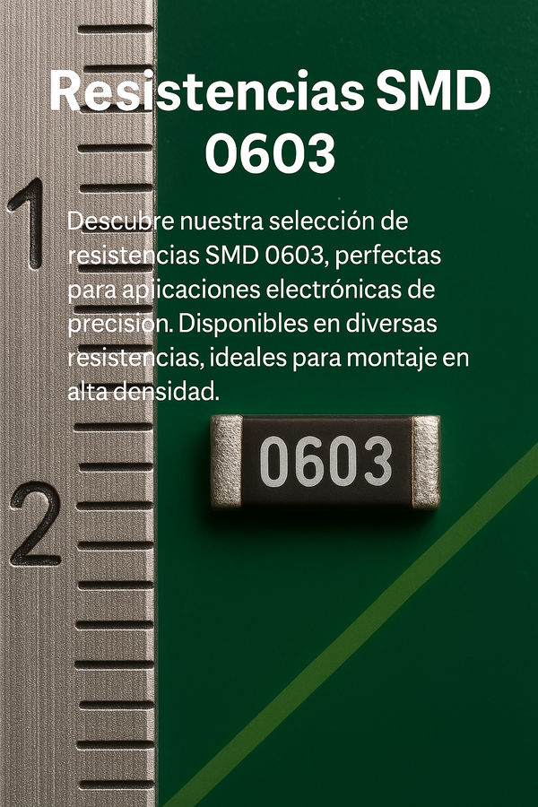 Resistencias SMD 0603 – Alta precisión Ω en tamaño compacto
