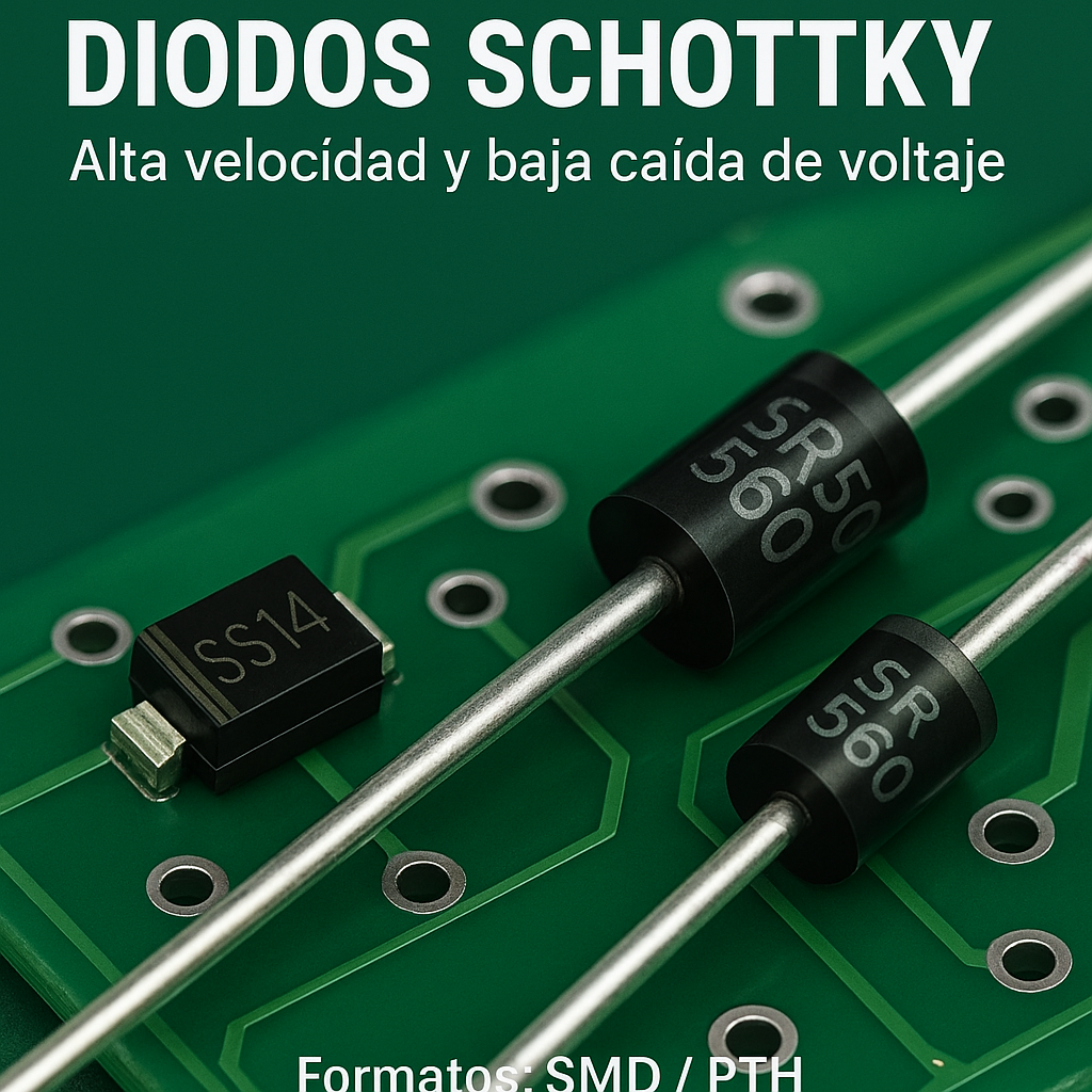 Diodos Schottky – Alta velocidad y eficiencia energética