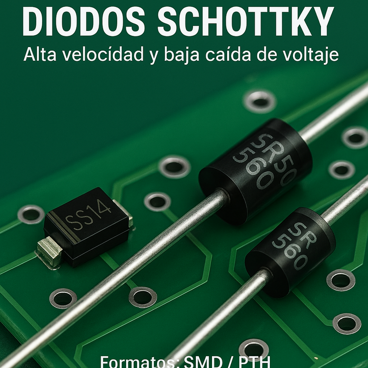 Diodos Schottky – Alta velocidad y eficiencia energética