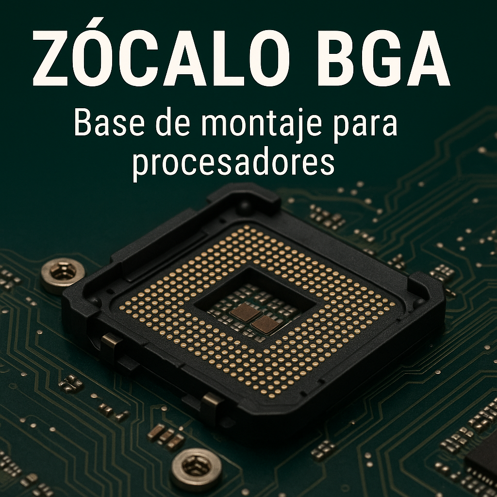 Zócalos CPU y GPU – Interfaces BGA y LGA para placas madre