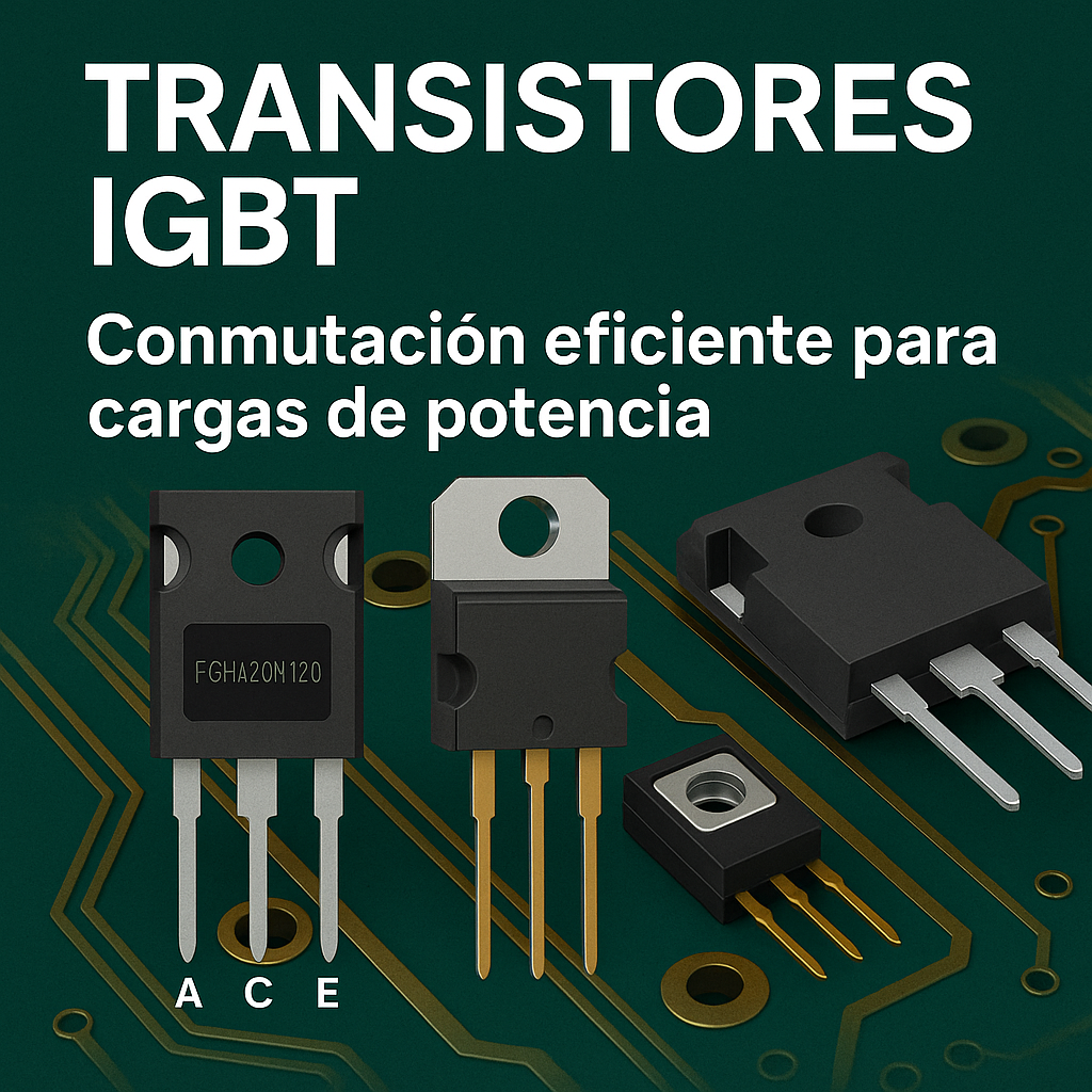Transistores IGBT – Conmutación eficiente para potencia industrial