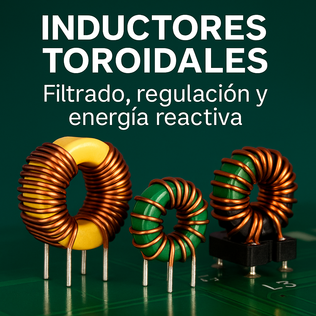 Inductores Toroidales – Bobinas para filtrado, fuentes y reguladores