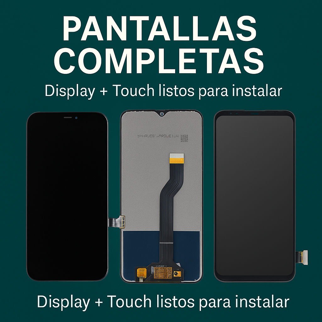 Pantallas Completas por Marca – Display + Touch listos para instalación