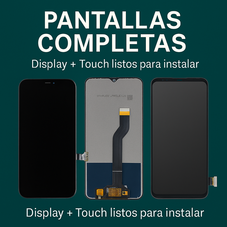 Pantallas Completas por Marca – Display + Touch listos para instalación
