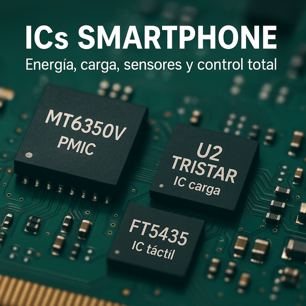 Circuitos Integrados (ICs) Smartphone – Chips de energía, carga, red y sensores