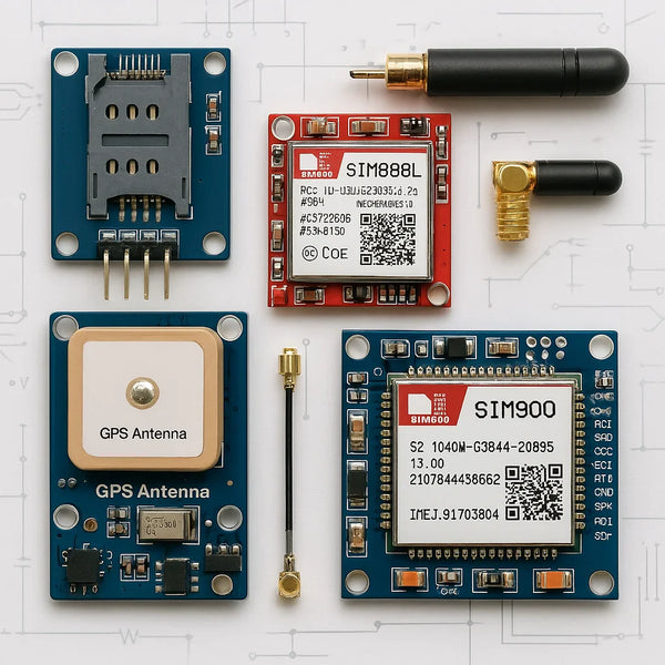 Módulos GPS, GSM y SIM