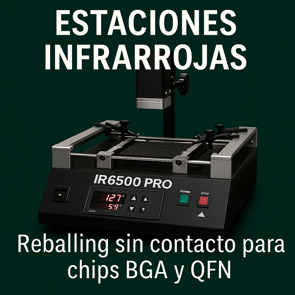 Estaciones infrarrojas para reballing – Soldadura sin contacto de precisión