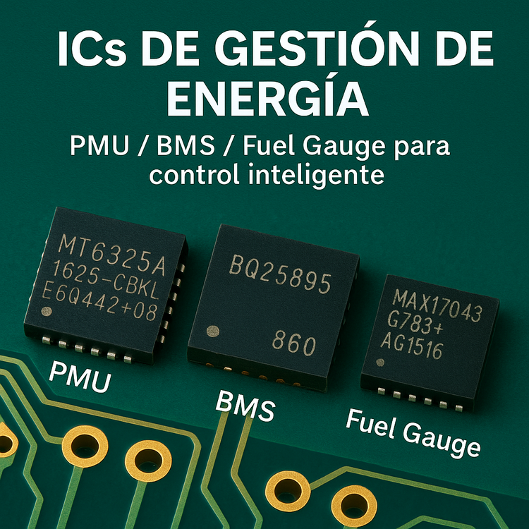 ICs de Gestión de Energía – Control, carga y protección inteligente