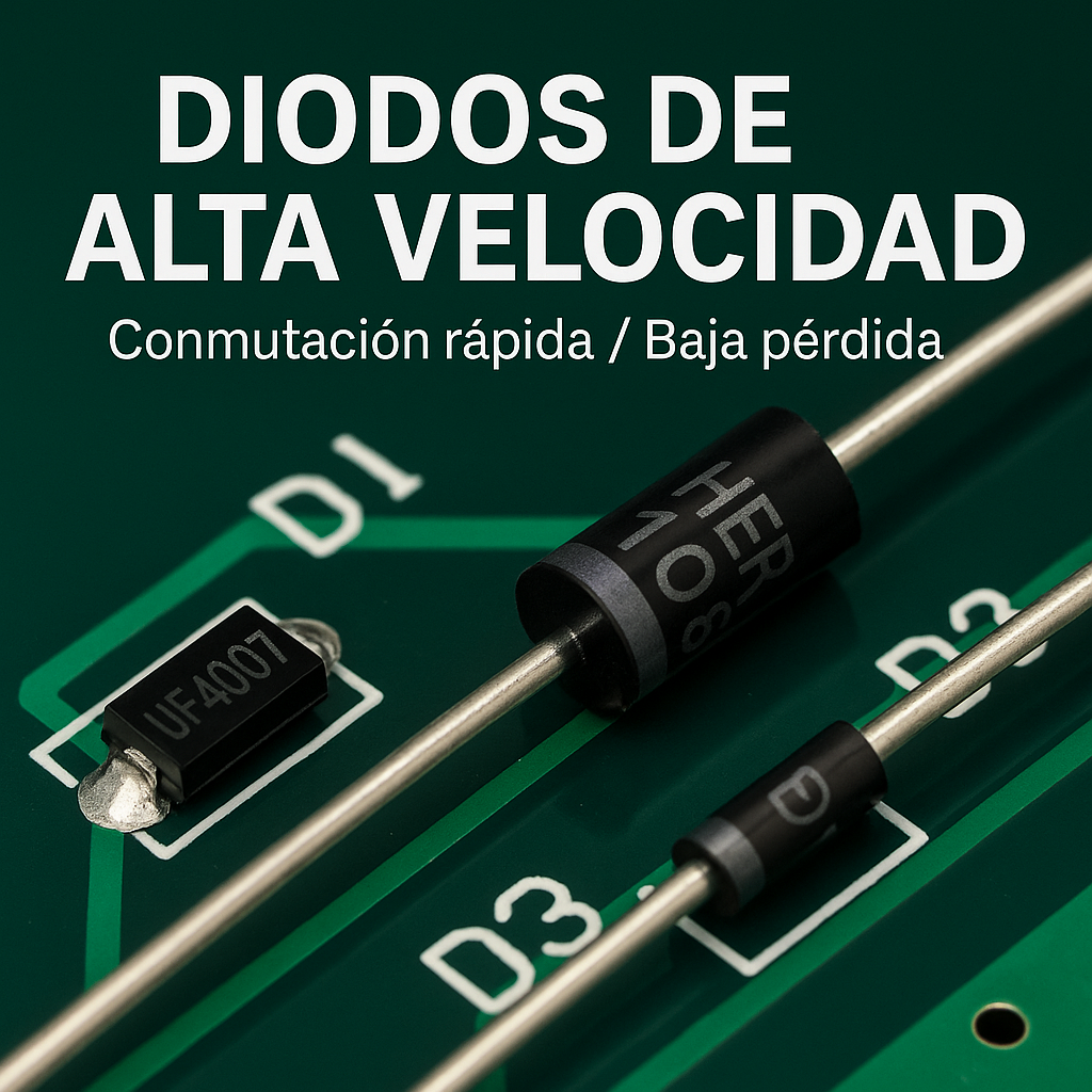 Diodos Rectificadores de Alta Velocidad – Conmutación rápida y eficiencia en rectificación