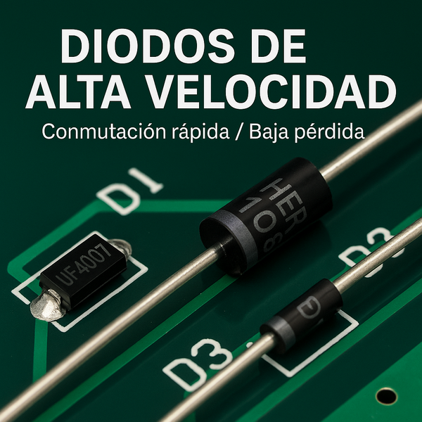 Diodos Rectificadores de Alta Velocidad – Conmutación rápida y eficiencia en rectificación