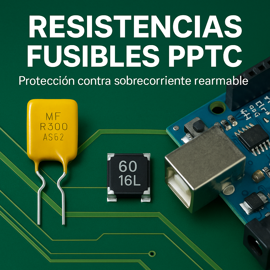 Resistencias Fusibles PPTC – Protección contra sobrecorriente rearmable