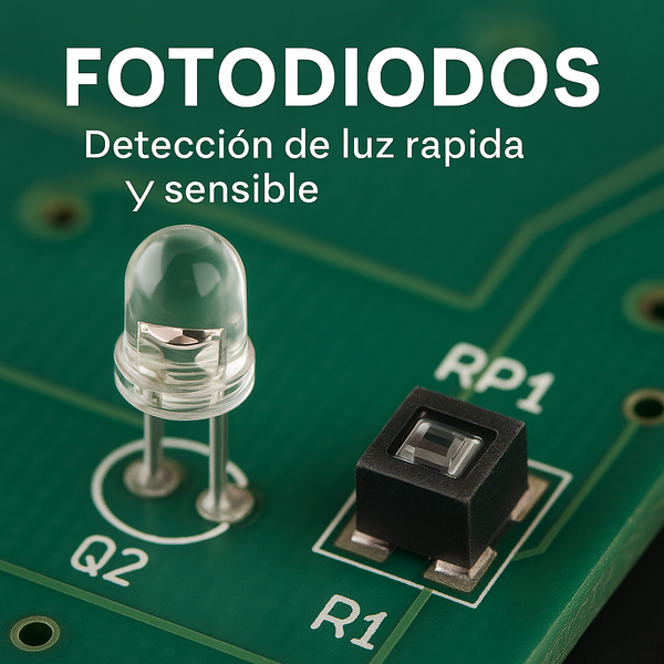 Fotodiodos – Detección de luz para sensores y sistemas ópticos
