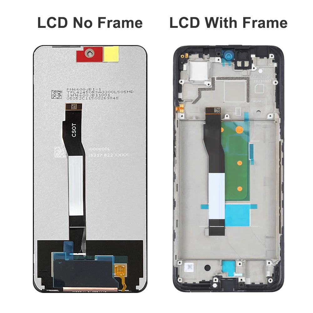 6.6'' For Xiaomi POCO X4 GT 22041216G LCD Display Touch Screen Digitizer Replacement For Xiaomi Poco X4GT Display With Frame