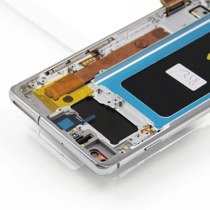 Pantalla con marco para Samsung S10 Plus G975 G975F SM-G975F, pantalla táctil Digital, montaje de pantalla