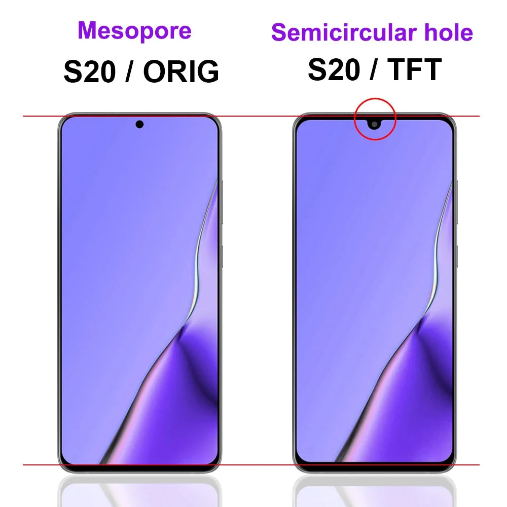 Pantalla TFT 4G con Marco para Samsung Galaxy S20 (Digitalizador Táctil)