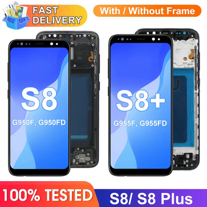Pantalla TFT para Samsung Galaxy S8+ (G955F) / S8 (G950F) con Marco y Digitalizador Táctil (Ensamblaje)