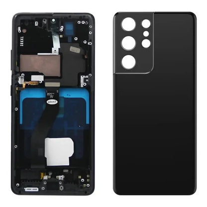 Pantalla S21 Ultra AMOLED para Samsung Galaxy S21 Ultra 5G G998B G998B/DS pantalla táctil Lcd con huellas dactilares con marco