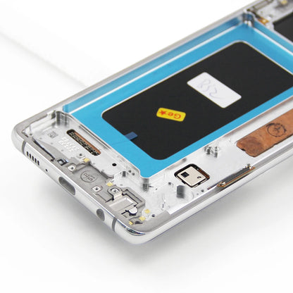 Pantalla con marco para Samsung S10 Plus G975 G975F SM-G975F, pantalla táctil Digital, montaje de pantalla