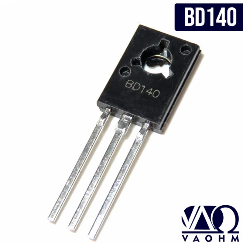 Transistor NPN/PNP Complementario TO-126 - Pares (BD131/132 a BD139/140) - Lote 50 Piezas (Mixto o a elegir)