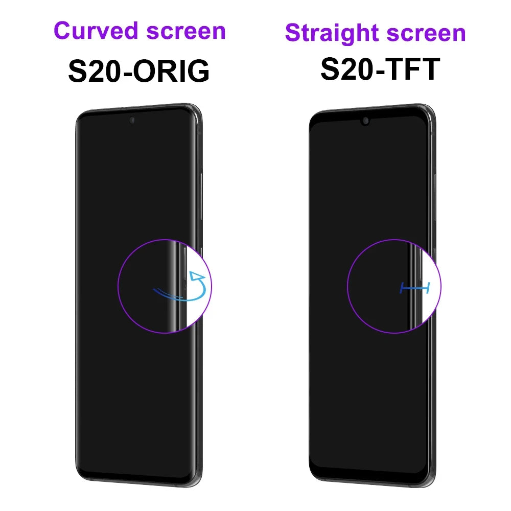 Pantalla TFT 4G con Marco para Samsung Galaxy S20 (Digitalizador Táctil)