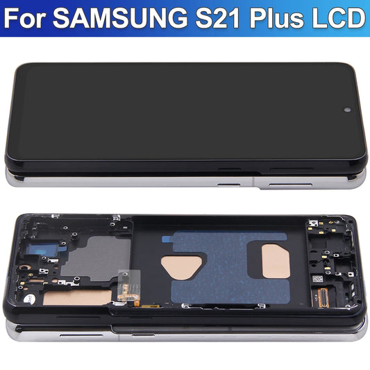 Para Samsung S21 plus pantalla LCD reemplazo del digitalizador de pantalla táctil para SM-G996B G996U G996W G996 con conjunto de marco