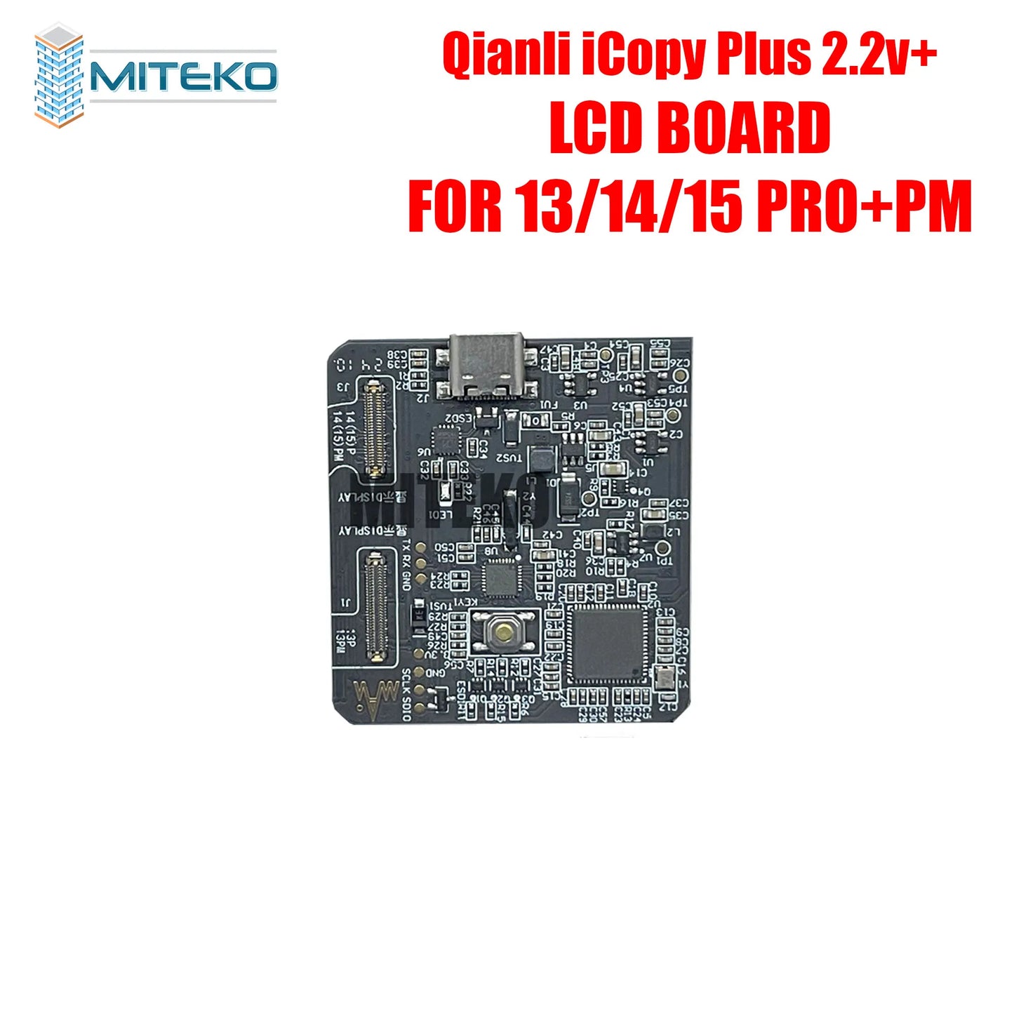 Qianli iCopy Plus 2.3v 2025 LCD Ture Tone Virbrator EEPROM Programmer Battery Testing Board Headset For iPhone 7- 11 12Pro Max