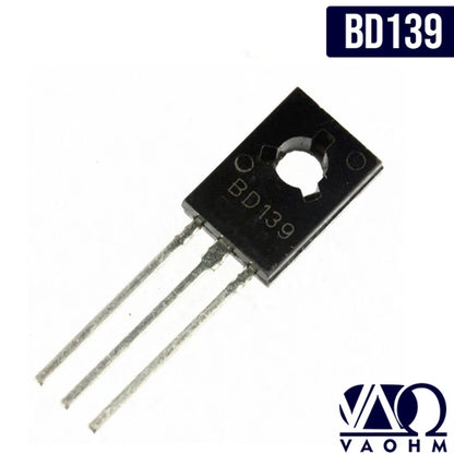 Transistor NPN/PNP Complementario TO-126 - Pares (BD131/132 a BD139/140) - Lote 50 Piezas (Mixto o a elegir)