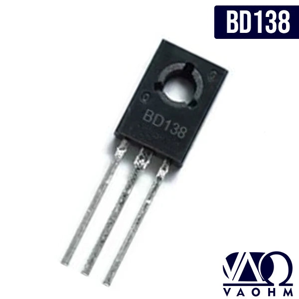 Transistor NPN/PNP Complementario TO-126 - Pares (BD131/132 a BD139/140) - Lote 50 Piezas (Mixto o a elegir)