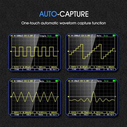 Osciloscopio y Multímetro Digital 2 en 1 Tooltop ET2010A (1MHz, 2.5MSps) Portátil