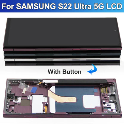 Pantalla AMOLED con Digitalizador Táctil para Samsung Galaxy S22 Ultra (S908/S908B/S908U/S908W/S908E) (Repuesto)