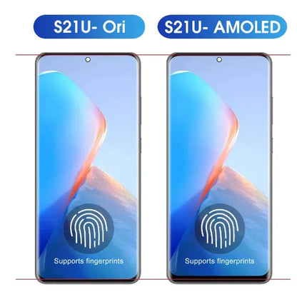 Pantalla S21 Ultra AMOLED para Samsung Galaxy S21 Ultra 5G G998B G998B/DS pantalla táctil Lcd con huellas dactilares con marco