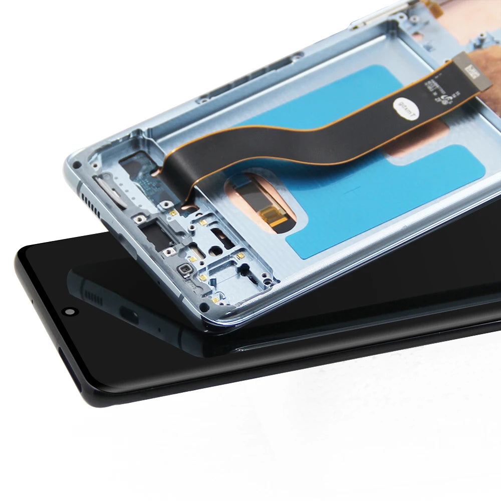 Repuesto de Pantalla AMOLED con Marco para Samsung Galaxy S20 Plus