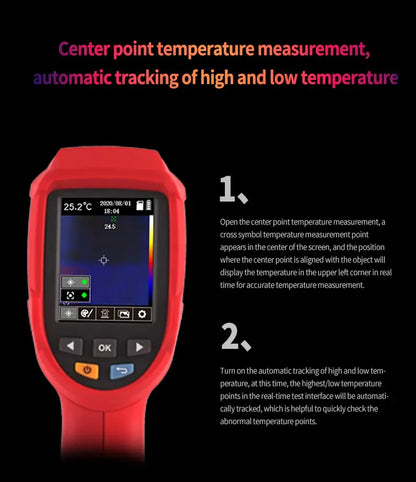 Cámara Termográfica Portátil UNI-T UTi32 Alta Temperatura (-20~1000°C) - Medición Bomberos/Construcción