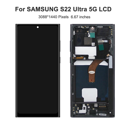 Pantalla AMOLED con Digitalizador Táctil para Samsung Galaxy S22 Ultra (S908/S908B/S908U/S908W/S908E) (Repuesto)