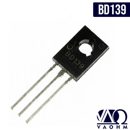 Transistor NPN/PNP Complementario TO-126 - Pares (BD131/132 a BD139/140) - Lote 50 Piezas (Mixto o a elegir)