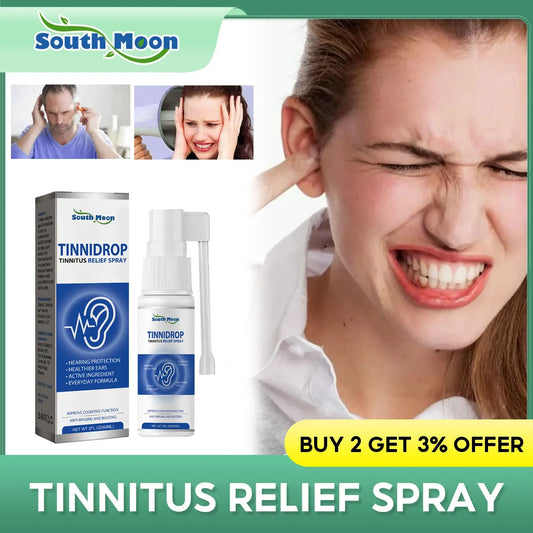 Spray Limpieza Oído Anti Tinnitus/Sordera/Bloqueo Cerumen, Alivio Picazón/Hinchazón/Otitis Aguda (Cuidado Oído)