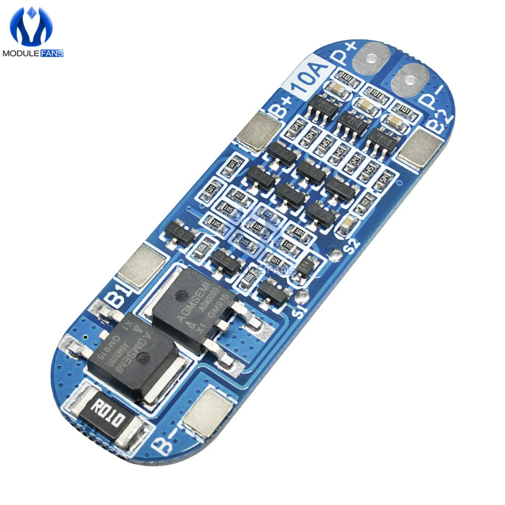 3S/4S Bms Balance 20A 30A 40A 60A 12V/24V Li-ion Lithium Battery Charger Protection Board 18650 BMS Equalizer Enhance/Balance