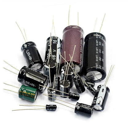 Capacitor Electrolítico Aluminio (100uF-680uF, 10V, 5x11mm) - Unidad (Especificar Valor)
