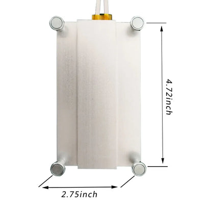 PTC Heating Plate 550W Welding Soldering Plate Aluminum Heater LED Bead Remover BGA Repair Chip Demolition 240-260℃ Thermostat